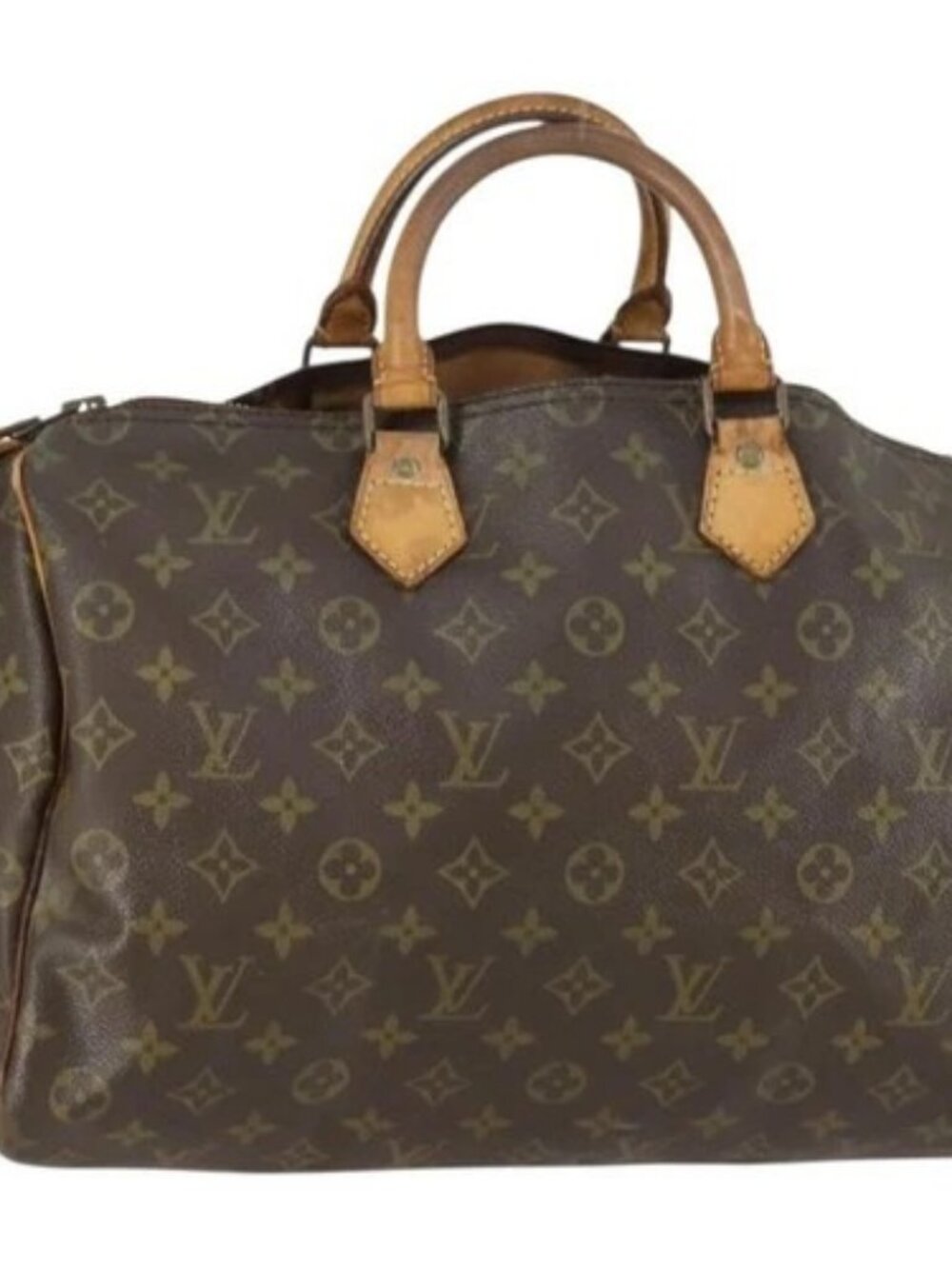 LOUIS VUITTON Monogram Speedy 35 Hand Bag M41524 LV Auth bs31941